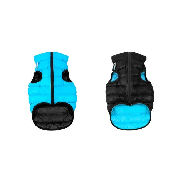 AiryVest kutyaruha kifordítható, XS 22, fekete-kék