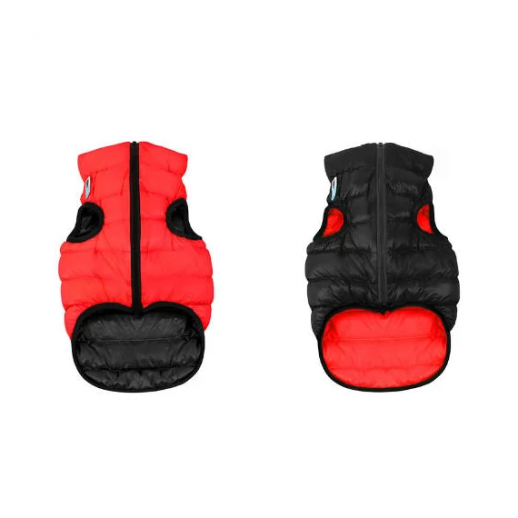 AiryVest kutyaruha kifordítható, XS 30 fekete-piros
