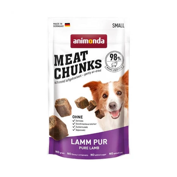Animonda Meat Chunks Lamm pur - jutalomfalat (bárány) kutyák részére (60g)