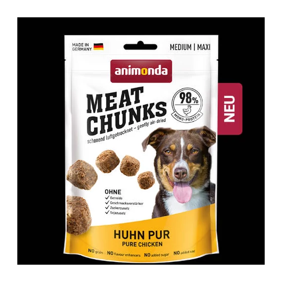 Animonda Meat Chunks Chicken pur - jutalomfalat (csirke) kutyák részére (80g)