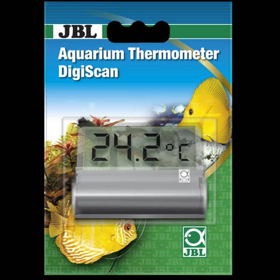JBL Aquarium Thermometer DigiScan - akváriumi hőmérő (6,5 cm x 5,0 cm)