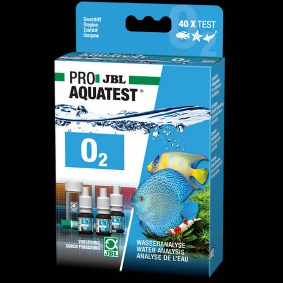 JBL PROAQUATEST O2 Sauerstoff - gyors oxigéntesztédes/tengervizes akváriumok és tavak oxigéntartalmának meghatározásához