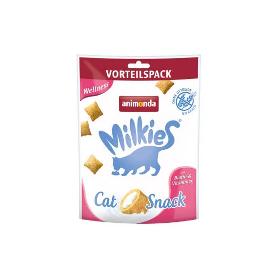 Animonda Milkies Wellness - jutalomfalat (baromfi) töltött párnácska - Macskák részére (120g)