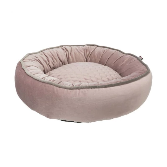 KT24:Trixie Livia Bed - kerek, peremes fekhely (antik rózsaszín) kutyák részére ((Ø50cm)
