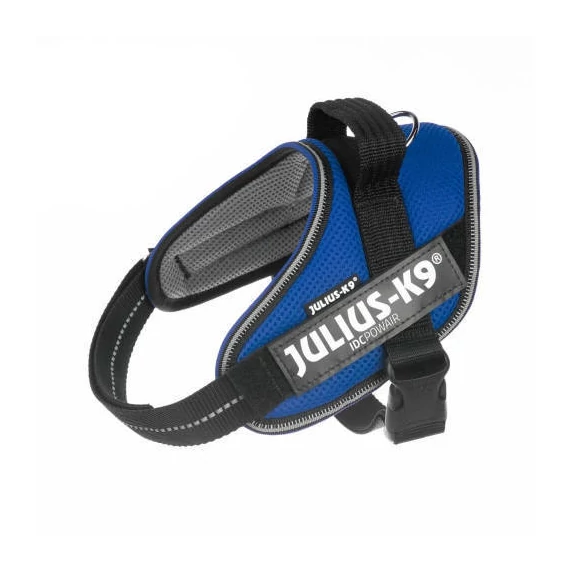 Julius-K9 IDC Powair - hám (kék,felirat) kutyák részére (S)