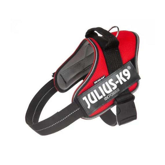 Julius-K9 IDC Powair - hám (piros,felirat) kutyák részére (L)