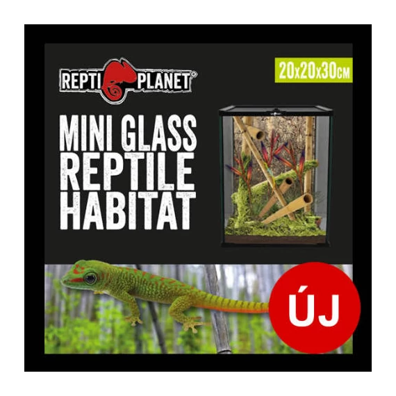 Repti Planet mini Glass Reptile Habitat - üveg terrárium  (20x20x30cm)