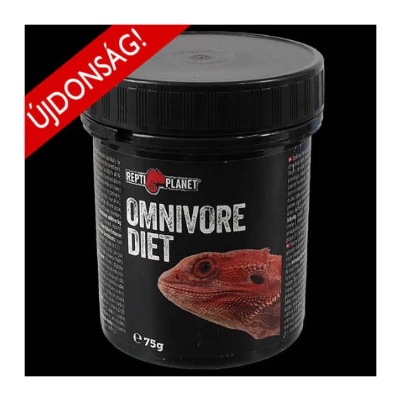 Repti Planet Ominvore Diet - kiegészítő takarmány (probiotikus gél) hüllők részére (75g)