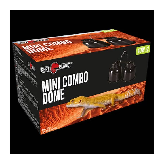 Repti Planet Mini Combo Dome - dupla kerámia lámpa - terráriumokhoz (40Wx2)