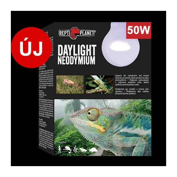 Repti Planet Neodymium - nappali neodímium fényt sugárzó izzó (50W)