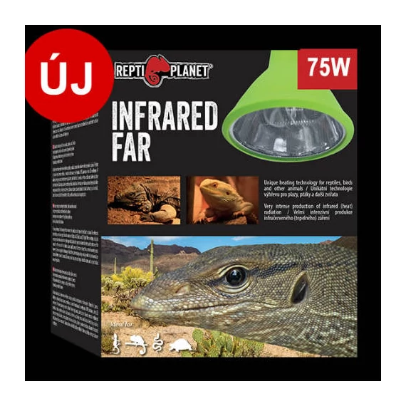 Repti Planet Infrared Far - intenzív infravörös (hő-) sugárzást biztosító izzó - (75W)