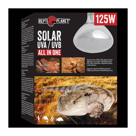 Repti Planet Solar UVA/UVB All in One - UVA,UVB fény- és hősugárzó izzó (125W)