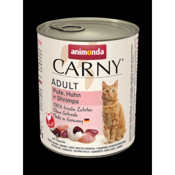 Animonda Carny Adult (pulyka,csirke,rák) konzerv - Felnőtt macskák részére (800g)