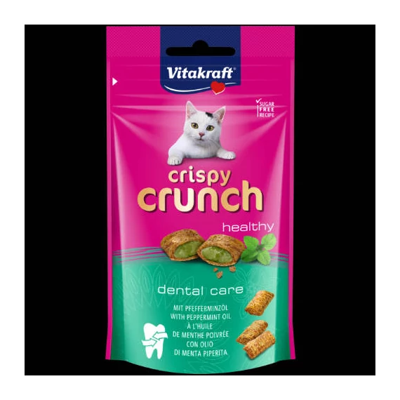 Vitakraft Crispy Crunch - jutalomfalat (dental care) macskák részére (60g)