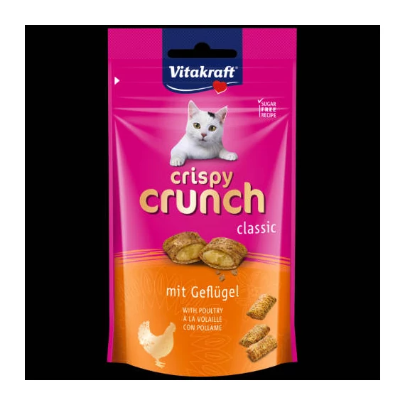 Vitakraft Crispy Crunch - jutalomfalat (baromfi) macskák részére (60g)