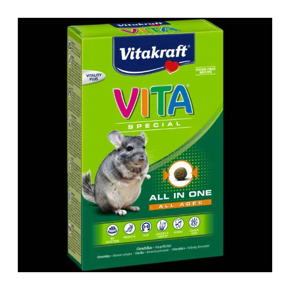Vitakraft Vita Special - Teljesértékű eleség Csincsillák részére (600g)