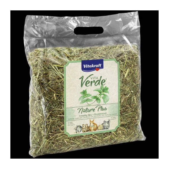 Vitakraft Vita Verde Heu + Brennnessel - Alpesi réti széna (csalánnal) rágcsálók részére (500g)
