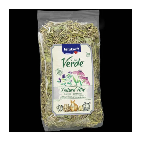 Vitakraft Vita Verde Nature Mix Luzerne,Echinacea - kiegészítő eleség (lucerna,echinacea) rágcsálók részére (125g)