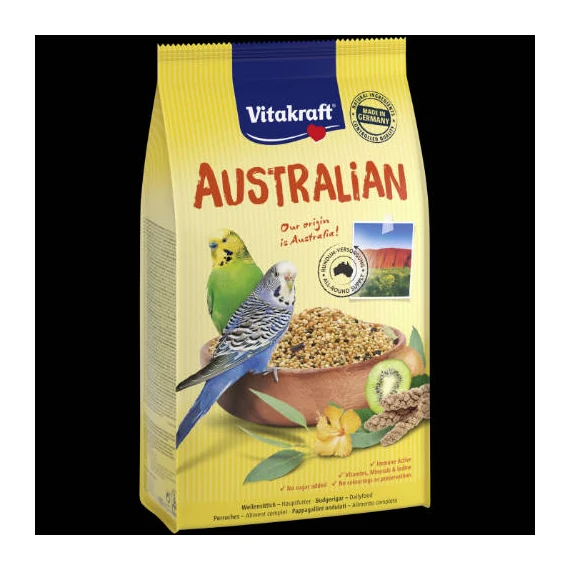 Vitakraft AUSTRALIAN - Teljesértékű eleség törpepapagájok részére (800g)