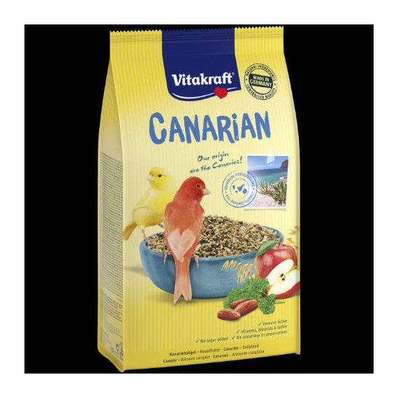 Vitakraft Canarian - Teljes értékű eleség (kanári madarak részére) 800g