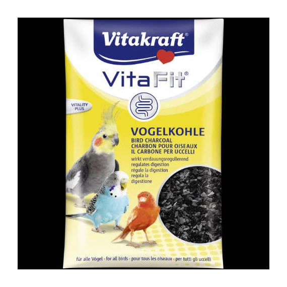 Vitakraft VitaFit Vogelkohle - kiegészítő eleség (faszén) díszmadarak részére (10g)