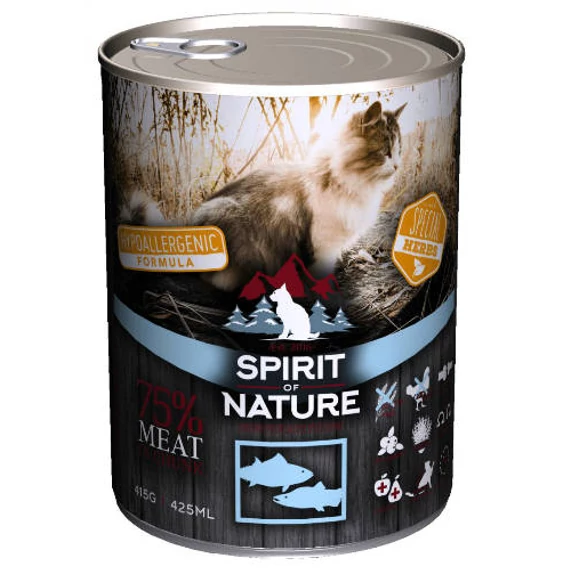 Spirit of Nature Hypoallergenic CAT (Tuna & Salmon) 415g