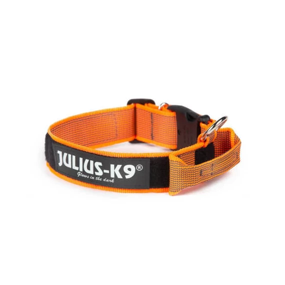 Julius K-9 Color&Gray nyakörv (40mm/38-53cm) narancs-szürke