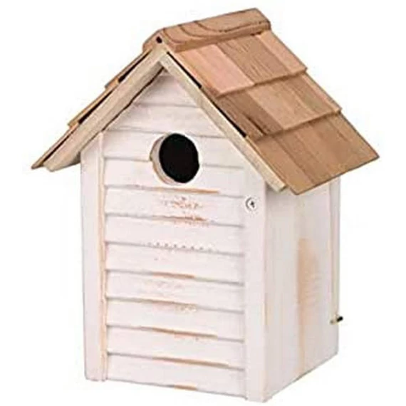 Trixie Nesting Box - fészkelő odú (fehér) vadmadarak részére (Ø3.3cm) 15X24X15cm