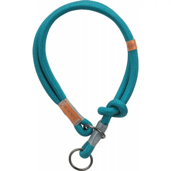 Trixie Be Nordic Collar - nyakörv fonott kötélből (petrolkék/világos szürke) S-M (40cm/Ø8mm)