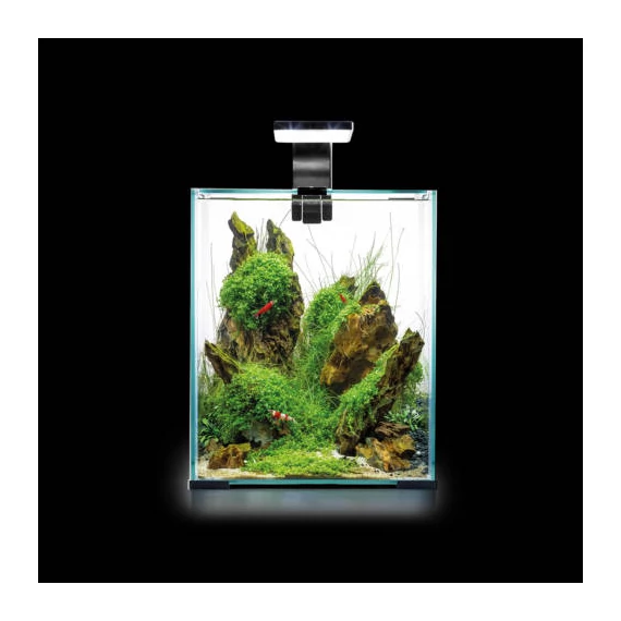 Aquael Shrimp Set Smart Day&Nnight 19 black - Nano akvárium (fekete) garnélarákoknak és kisebb halaknak (25x25x30cm)