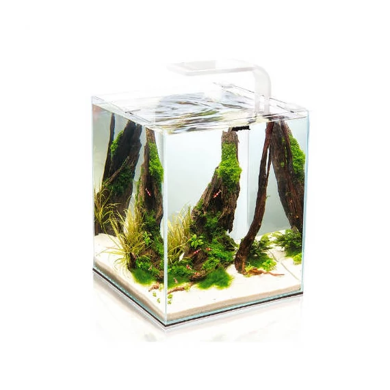 Aquael Shrimp Set Smart Day&Nnight 30 white - Nano akvárium (fehér) garnélarákoknak és kisebb halaknak (29x29x35cm)