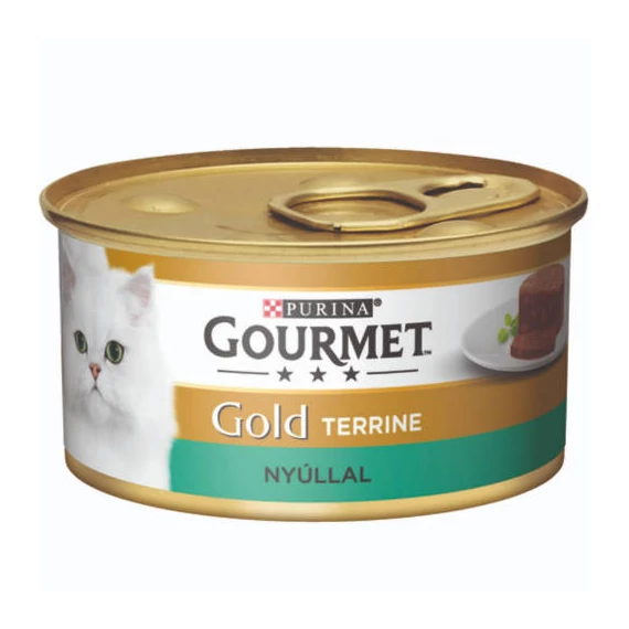 Gourmet Gold Terrine Pástétom - Nedves eledel (nyúlhús darabok) macskák részére (85g)