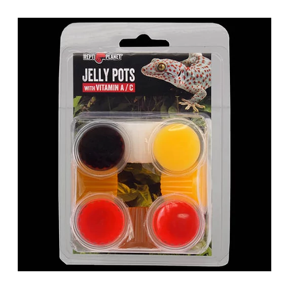 Repti Planet Jelly Mixed - kiegészítő takarmány (több féle íz) hüllők és gerinctelenek részére (8db)