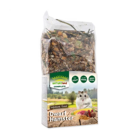 NatureLand Complete - Teljesértékű eleség aranyhörcsögök részére (300g)