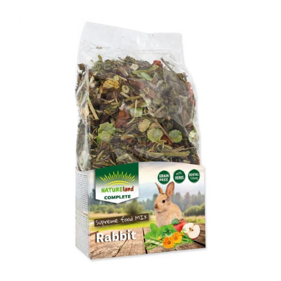 NatureLand Complete - Teljesértékű eleség törpenyulak részére (600g)