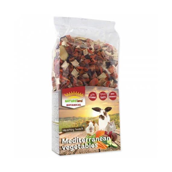 NatureLand MEDITERRANEAN - kiegészítő eleség (mediterán zöldség) rágcsálók részére (150g)