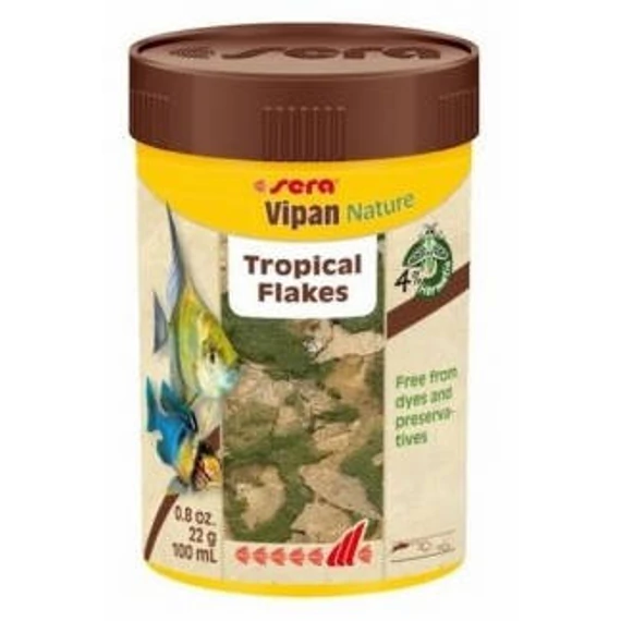 Sera Vipan nature - lemezes táplálék díszhalak számára (100ml)