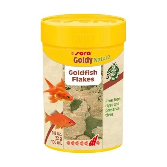 Sera Nature Goldy - táplálék aranyhalak részére (100ml)