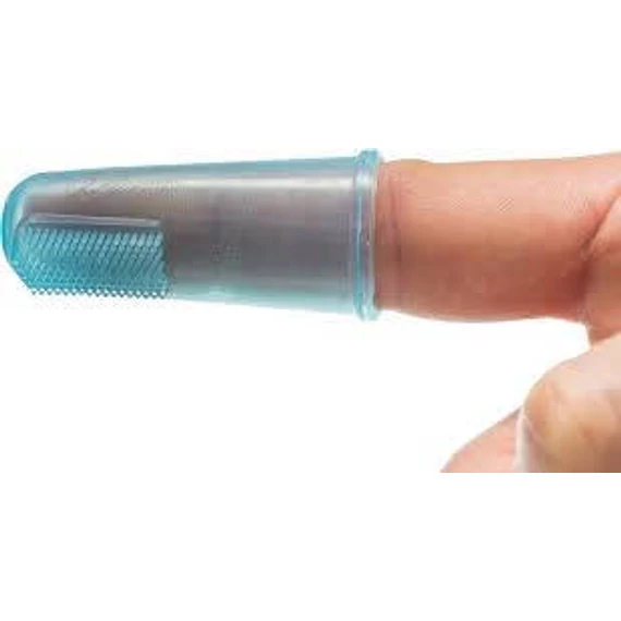 Trixie Silicone Finger Toothbrush Set - ujjra húzható fogkefe készlet (szilikon) macskák és kistestű kutyák részére (2db/6cm)