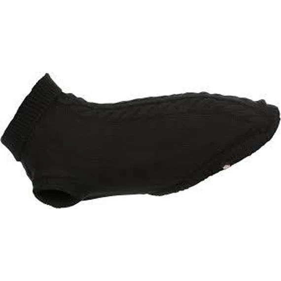 Trixie Kenton Pullover - pulóver (fekete) kutyák részére (XS) 30cm