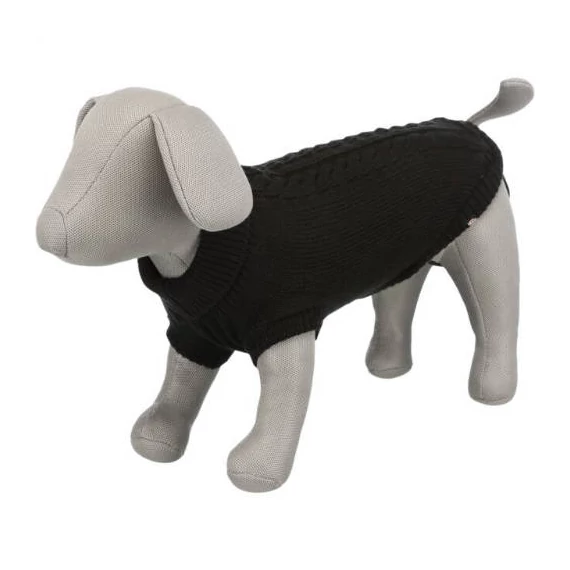 Trixie Kenton Pullover - pulóver (fekete) kutyák részére (S) 36cm