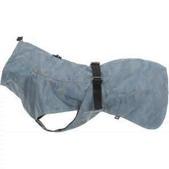 Trixie Dog raincoat Lunas - esőkabát (kék,ezüst) kutyák részére (M) 50cm