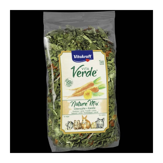 Vitakraft Vita Verde Nature Mix - kiegészítő eleség (gyermekláncfű,répa) rágcsálók részére (100g)