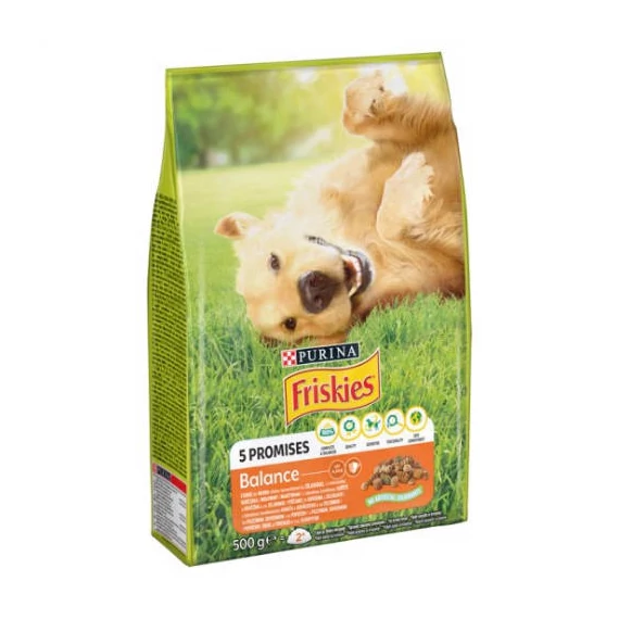 Friskies 5 Promises Balance - szárazeledel felnőtt kutyák részére (500g)
