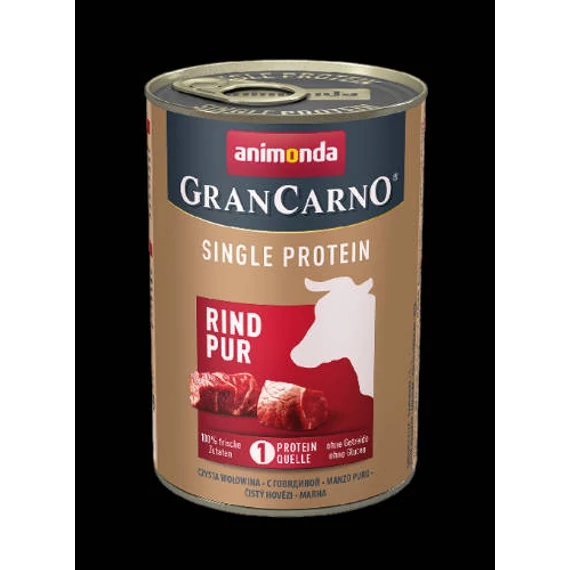 Animonda GranCarno Adult (single protein) konzerv - Felnőtt kutyák részére, marhahússal (400g)