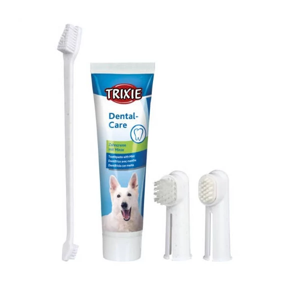 Trixie Fogkefe és fogkrém szett