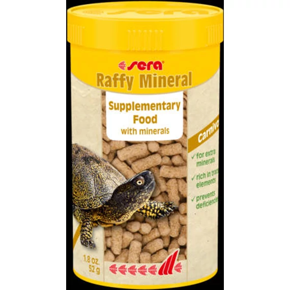 Sera Nature Raffy Mineral - Hüllőtáp (250ml/55g)