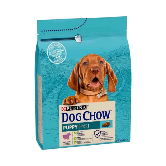 Purina Dog Chow  Puppy - Szárazeledel (bárány) kölyökkutyák részére (2,5kg)