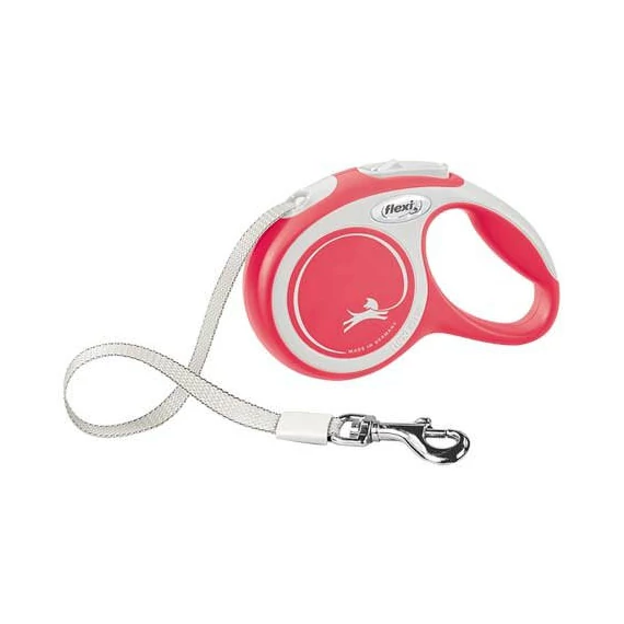KT.Flexi New Comfort "L" (piros) - szalagos automata póráz (5m)