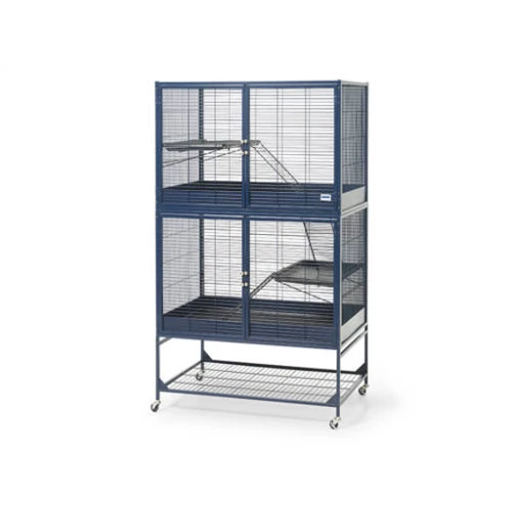 Savic Suite Royale Super De Luxe (S) Animal Cage - ketrec (sötétkék) kisállatok részére (95x63x159cm)